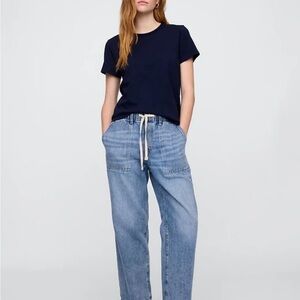 Gap Mid Rise Supersoft Easy Jeans